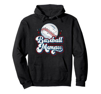 Baseball Memaw Baseball Player Memaw Hoodie - Aesthetic Graphic Men Women - T-Shirt, Sweatshirt, Hoodie