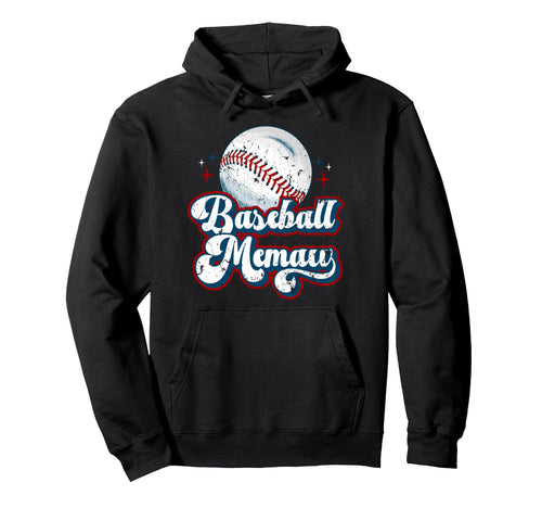 Baseball Memaw Baseball Player Memaw Hoodie - Aesthetic Graphic Men Women - T-Shirt, Sweatshirt, Hoodie