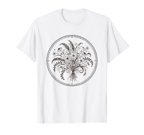 Boho Wildflowers Watercolor Floral T-Shirt - Graphic Print Unisex - T-Shirt, Sweatshirt, Hoodie