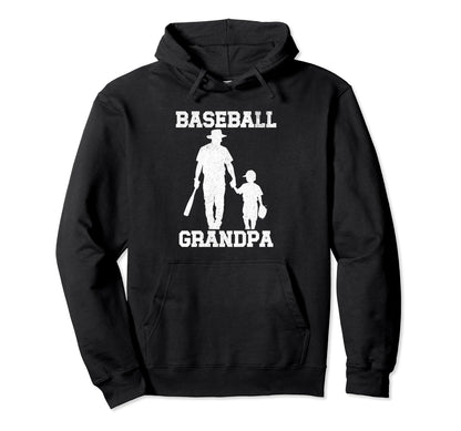 Baseball Grandpa Appreciation Hoodie - Aesthetic Graphic for Adults - T-Shirt, Sweatshirt, Hoodie