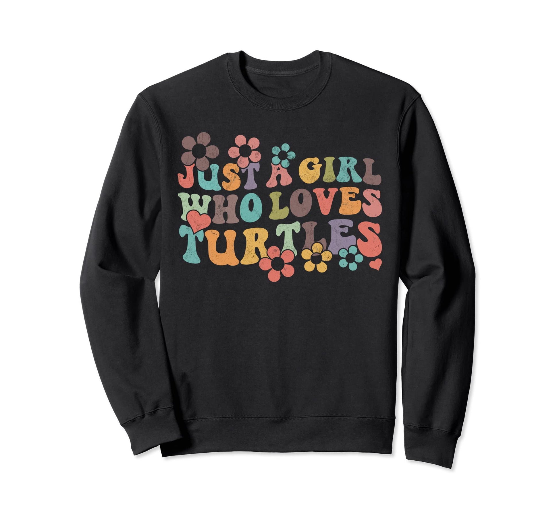 Groovy Boho Hippie Just Who Loves Sweatshirt - Unique Graphic Men Women - T-Shirt, Sweatshirt, Hoodie