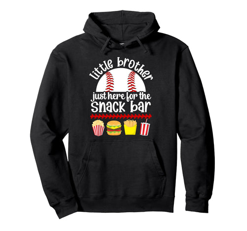 Little Brother Baseball Brother Hoodie - Aesthetic Graphic Men Women - T-Shirt, Sweatshirt, Hoodie