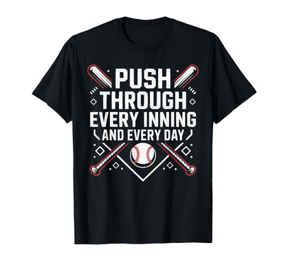Baseball Dad Baseballer Daddy Baseball T-Shirt - Graphic Print Unisex - T-Shirt, Sweatshirt, Hoodie