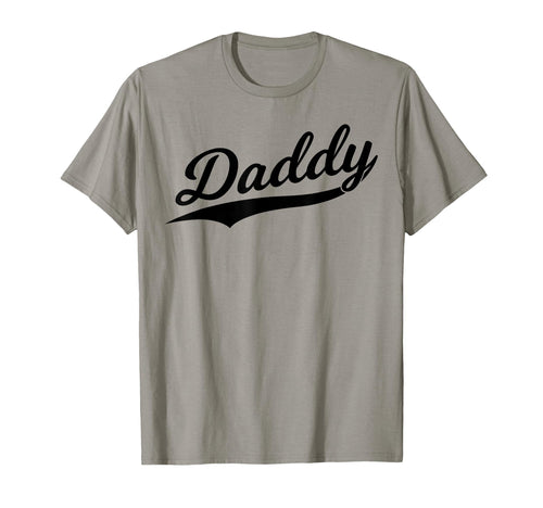 Daddy Baseball Script Cursive Jersey T-Shirt - Aesthetic Graphic Unisex - T-Shirt, Sweatshirt, Hoodie