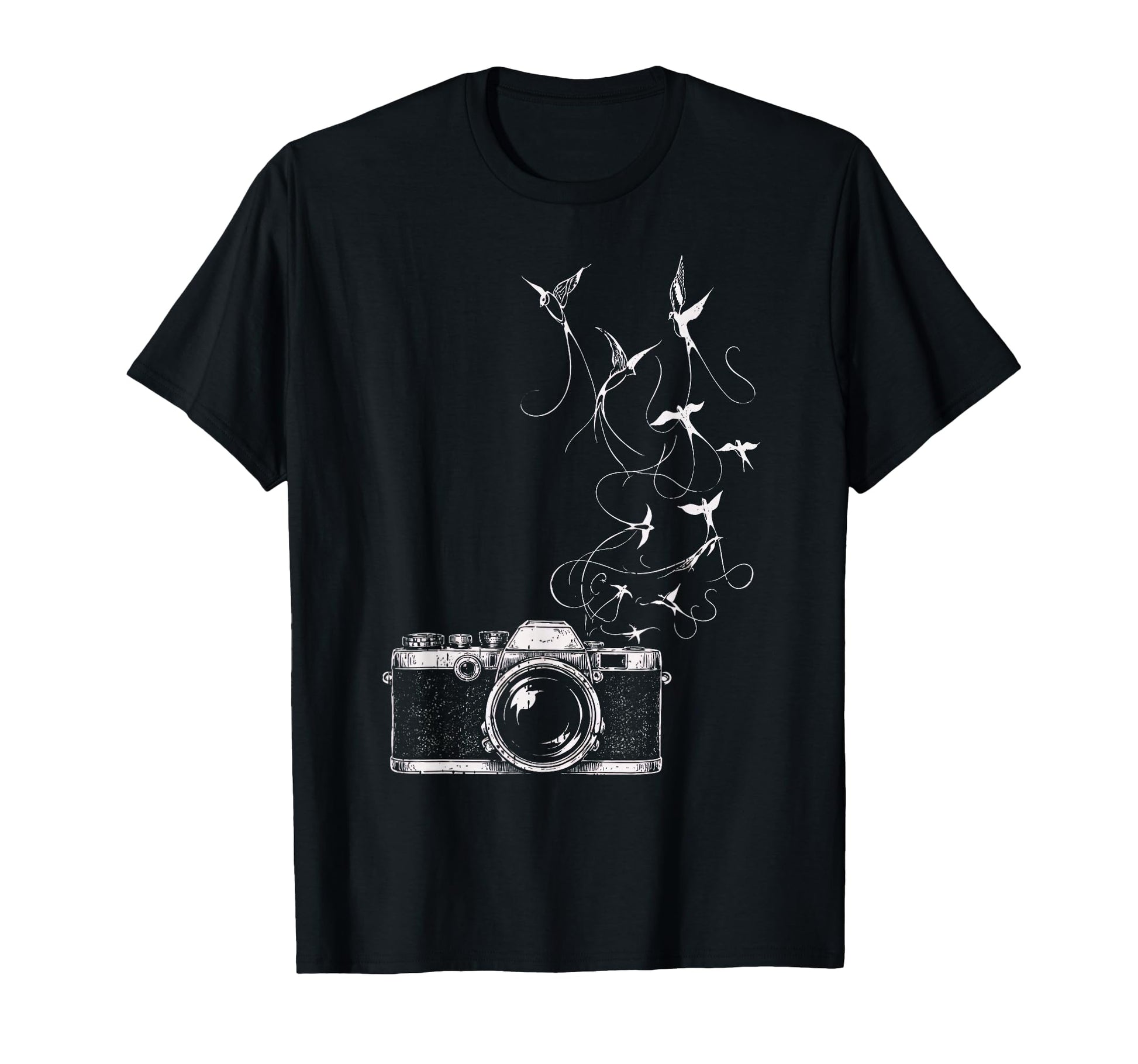 Photographer Camera Photography Birds T-Shirt - Casual Everyday Wear Unisex - T-Shirt, Sweatshirt, Hoodie