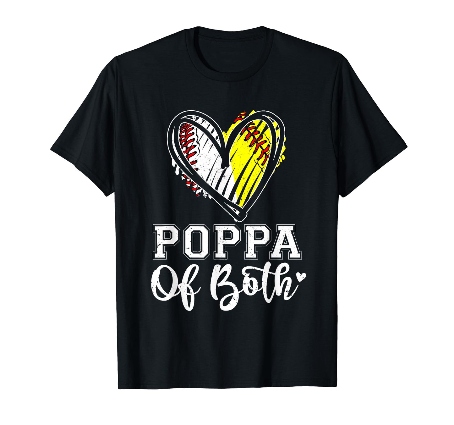 Poppa Both Baseball Softball T-Shirt - Casual Everyday Wear Men Women - T-Shirt, Sweatshirt, Hoodie