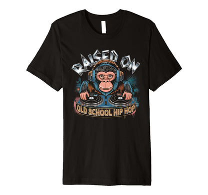 Raised Old School Graffiti Rap Hip Hop T-Shirt - Aesthetic Graphic Unisex - T-Shirt, Sweatshirt, Hoodie