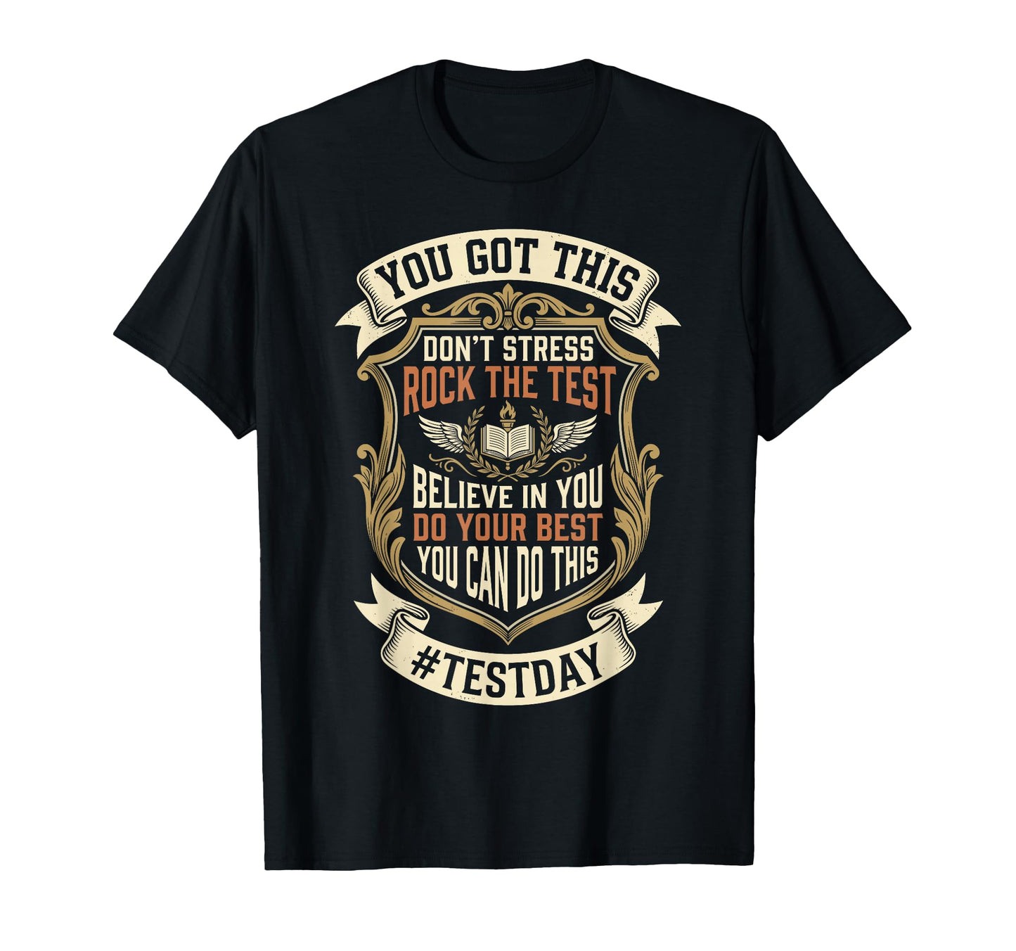 Rock Test Day Motivational Student T-Shirt - Fun Novelty Design Men Women - T-Shirt, Sweatshirt, Hoodie