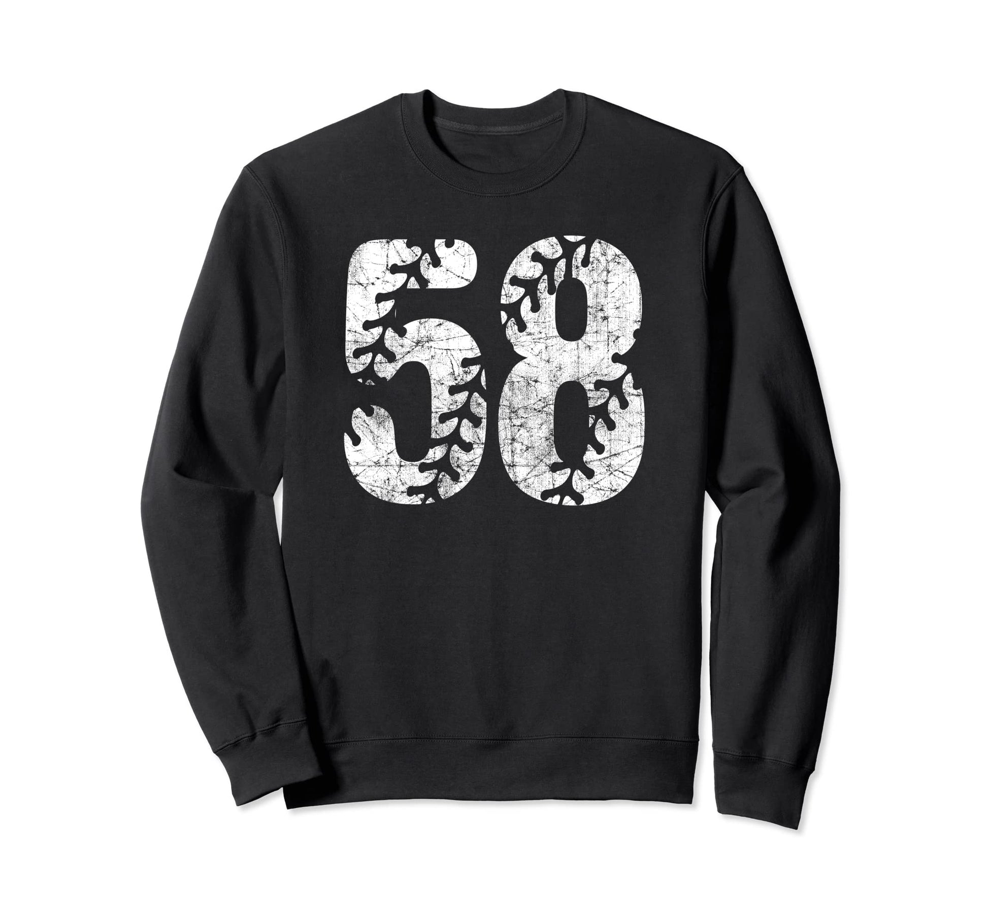 Baseball Softball Mom 58 Number Sweatshirt - Fun Novelty Design Men Women - T-Shirt, Sweatshirt, Hoodie