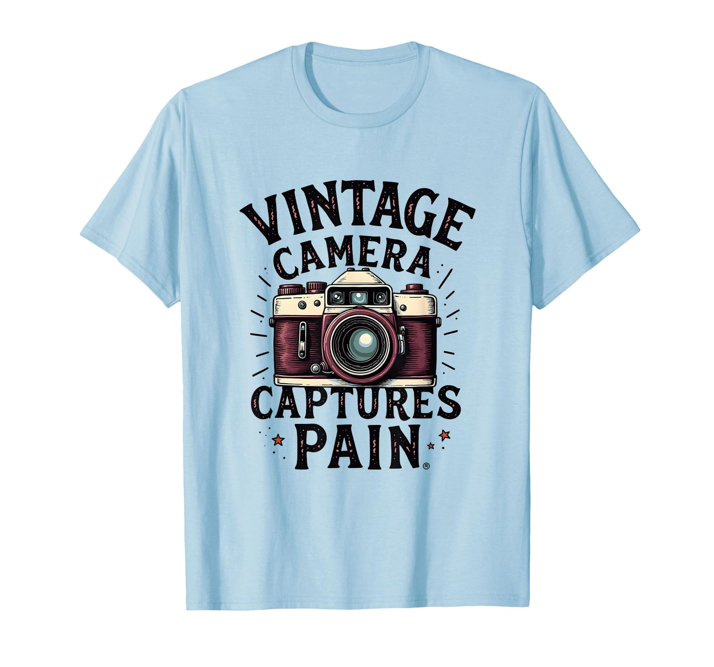Camera Captures Pain Emo T-Shirt - Aesthetic Graphic for Adults - T-Shirt, Sweatshirt, Hoodie