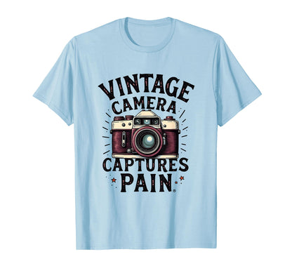Camera Captures Pain Emo T-Shirt - Aesthetic Graphic for Adults - T-Shirt, Sweatshirt, Hoodie