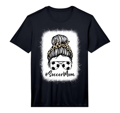 Mens Bleached Soccer Mom Leopard And T-Shirt - Custom Art Print Unisex - T-Shirt, Sweatshirt, Hoodie