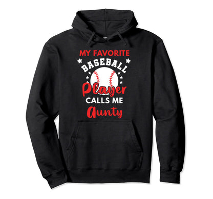 My Favorite Baseball Player Calls Me Hoodie - Minimalist Print Men Women - T-Shirt, Sweatshirt, Hoodie