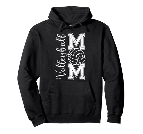 Volleyball Mom Game Day Vibes Hoodie - Casual Everyday Wear for Adults - T-Shirt, Sweatshirt, Hoodie
