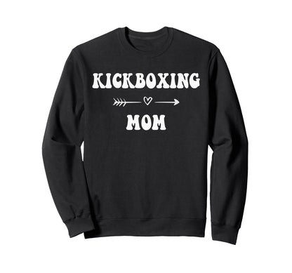 Kickboxing Mom Martial Art Sweatshirt - Aesthetic Graphic for Adults - T-Shirt, Sweatshirt, Hoodie