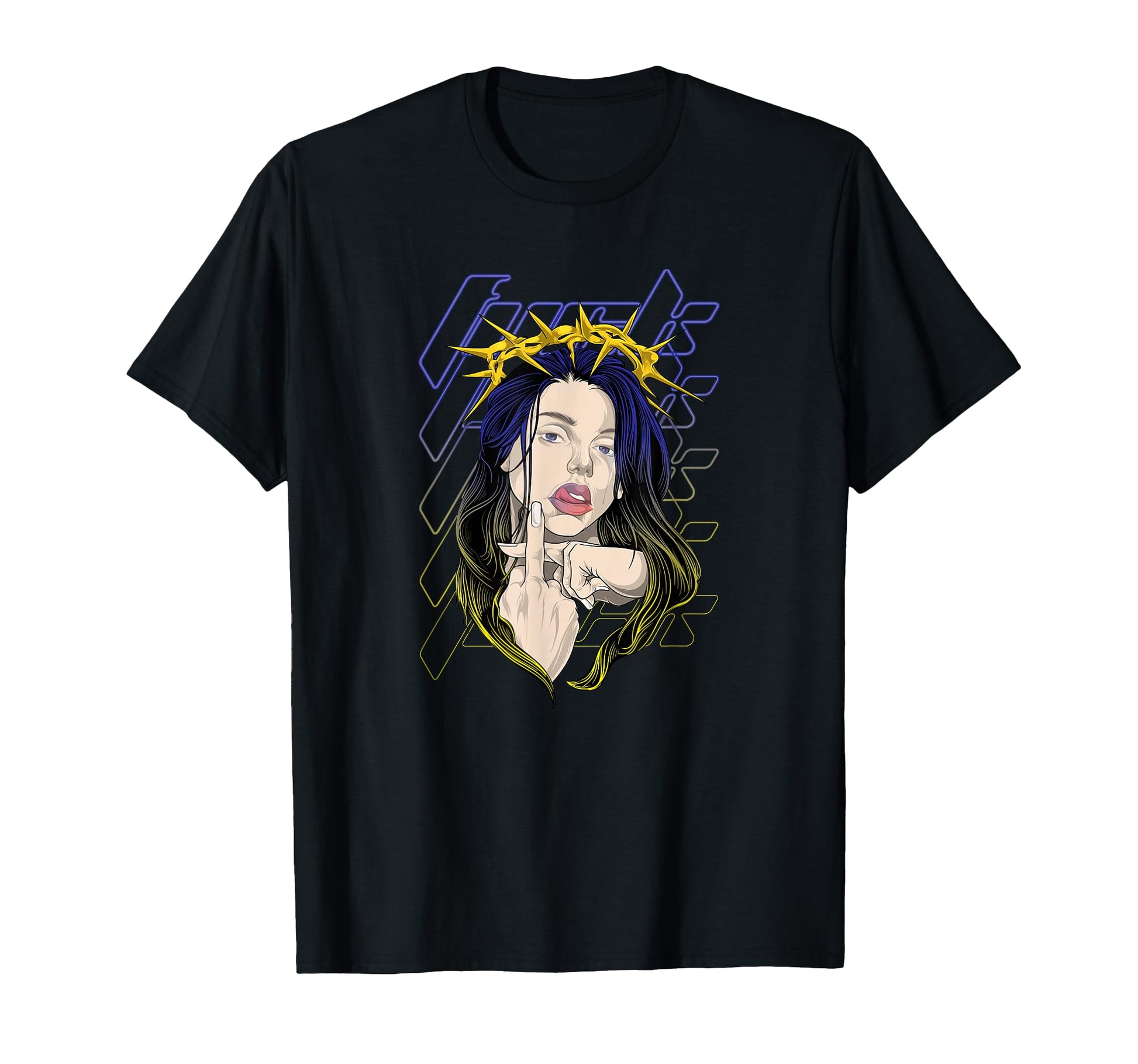 Fvck Crown Aesthetic Edgy Streetwear T-Shirt - Trendy Graphic Unisex - T-Shirt, Sweatshirt, Hoodie