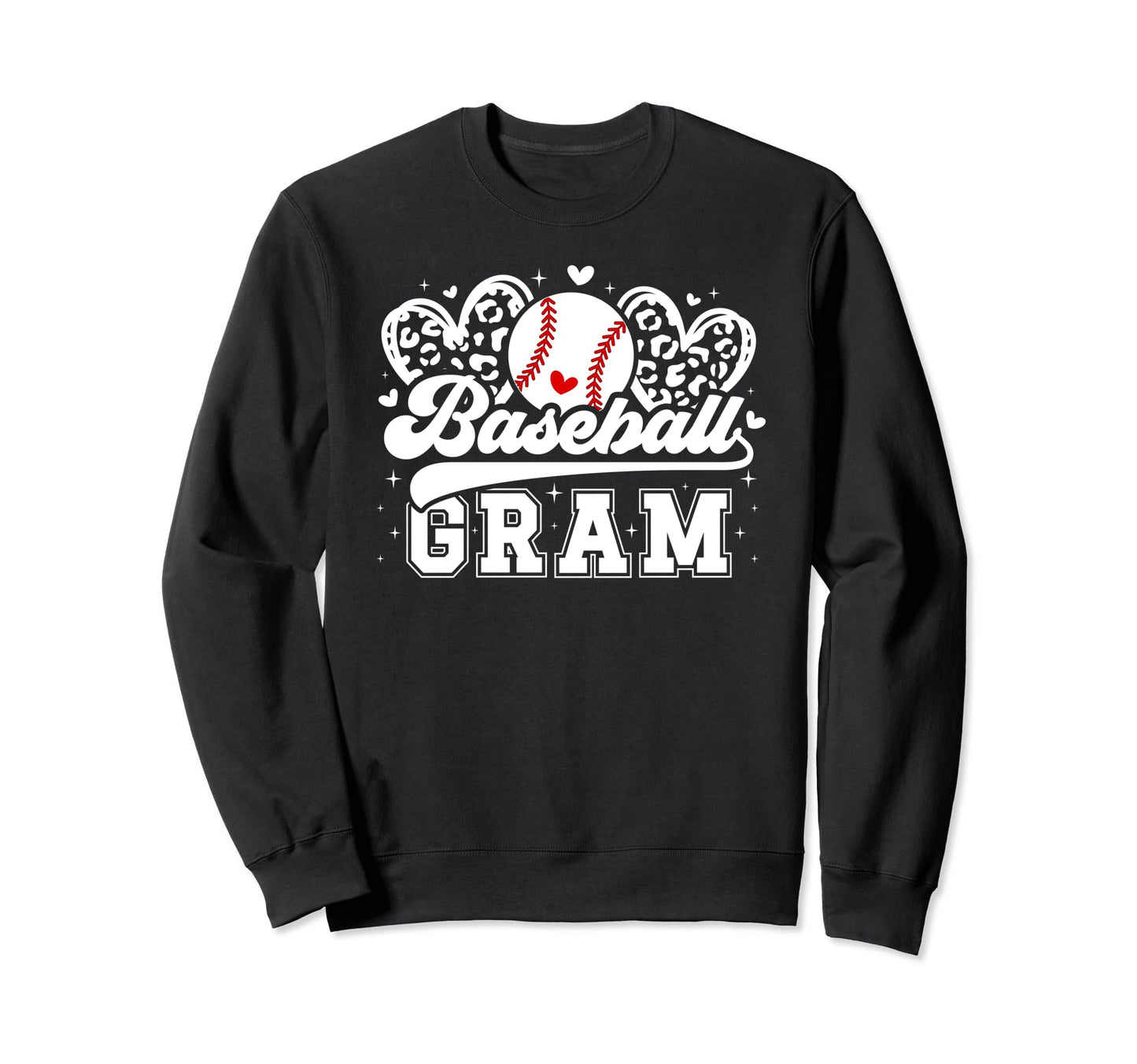 Baseball Gram Grandma Gram Sweatshirt - Novelty Apparel for Adults - T-Shirt, Sweatshirt, Hoodie