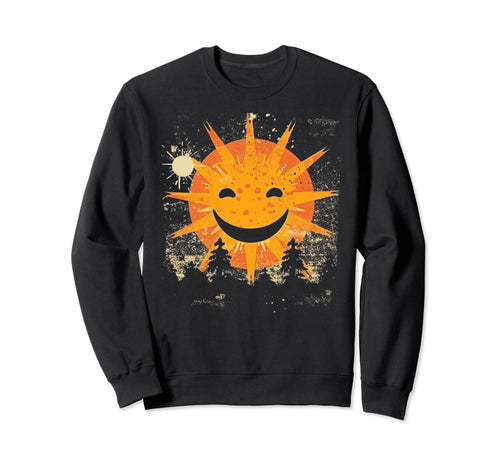 Sun Boho Groovy Sunshine Grunge 4 Sweatshirt - Custom Art Print for Adults - T-Shirt, Sweatshirt, Hoodie