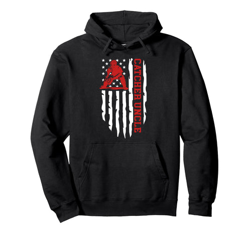 Baseball Catcher Uncle Baseball Hoodie - Aesthetic Graphic for Adults - T-Shirt, Sweatshirt, Hoodie