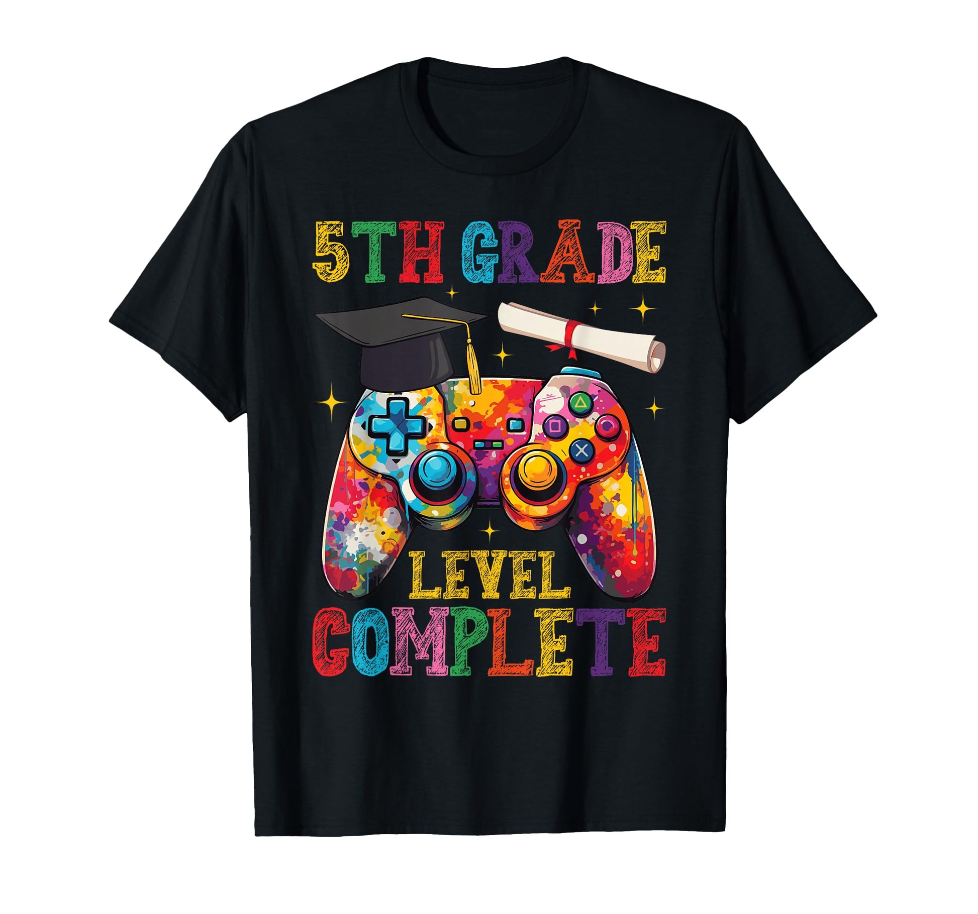 5Th Grade Level Complete Graduation T-Shirt - Novelty Apparel for Adults - T-Shirt, Sweatshirt, Hoodie