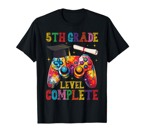 5Th Grade Level Complete Graduation T-Shirt - Novelty Apparel for Adults - T-Shirt, Sweatshirt, Hoodie