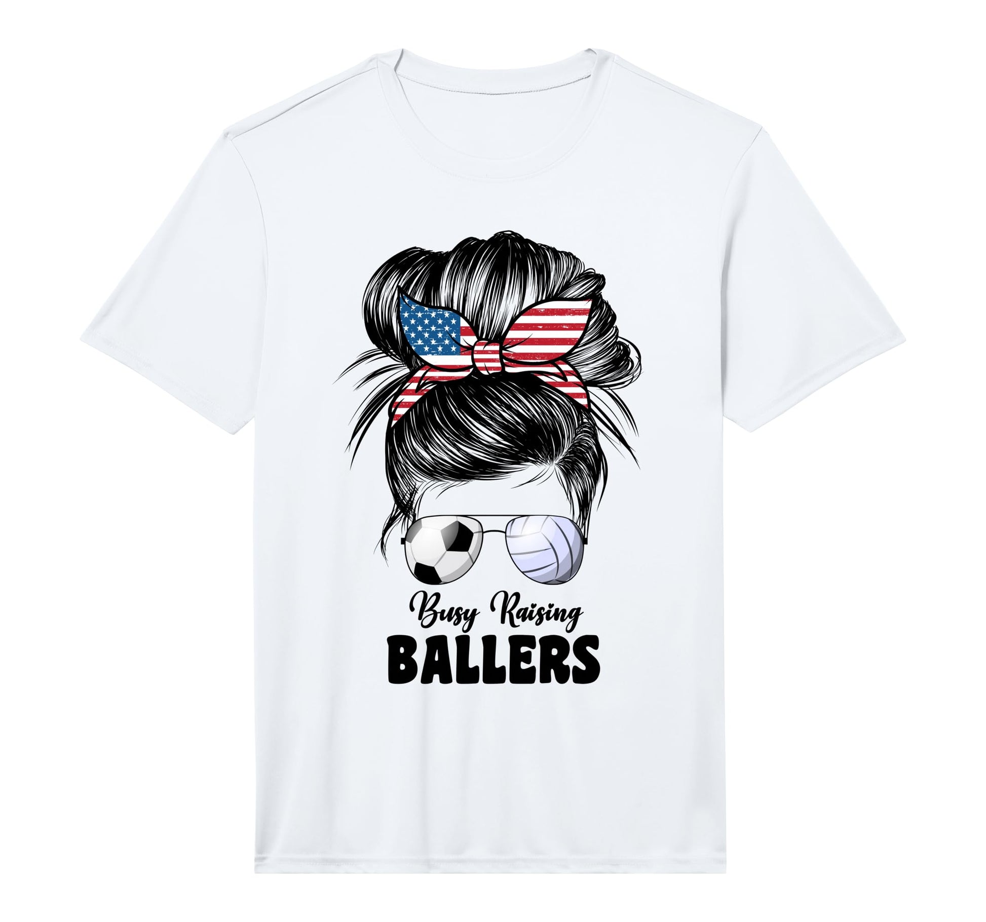 Mens Busy Raising Ballers Volleyball And T-Shirt - Novelty Apparel Unisex - T-Shirt, Sweatshirt, Hoodie
