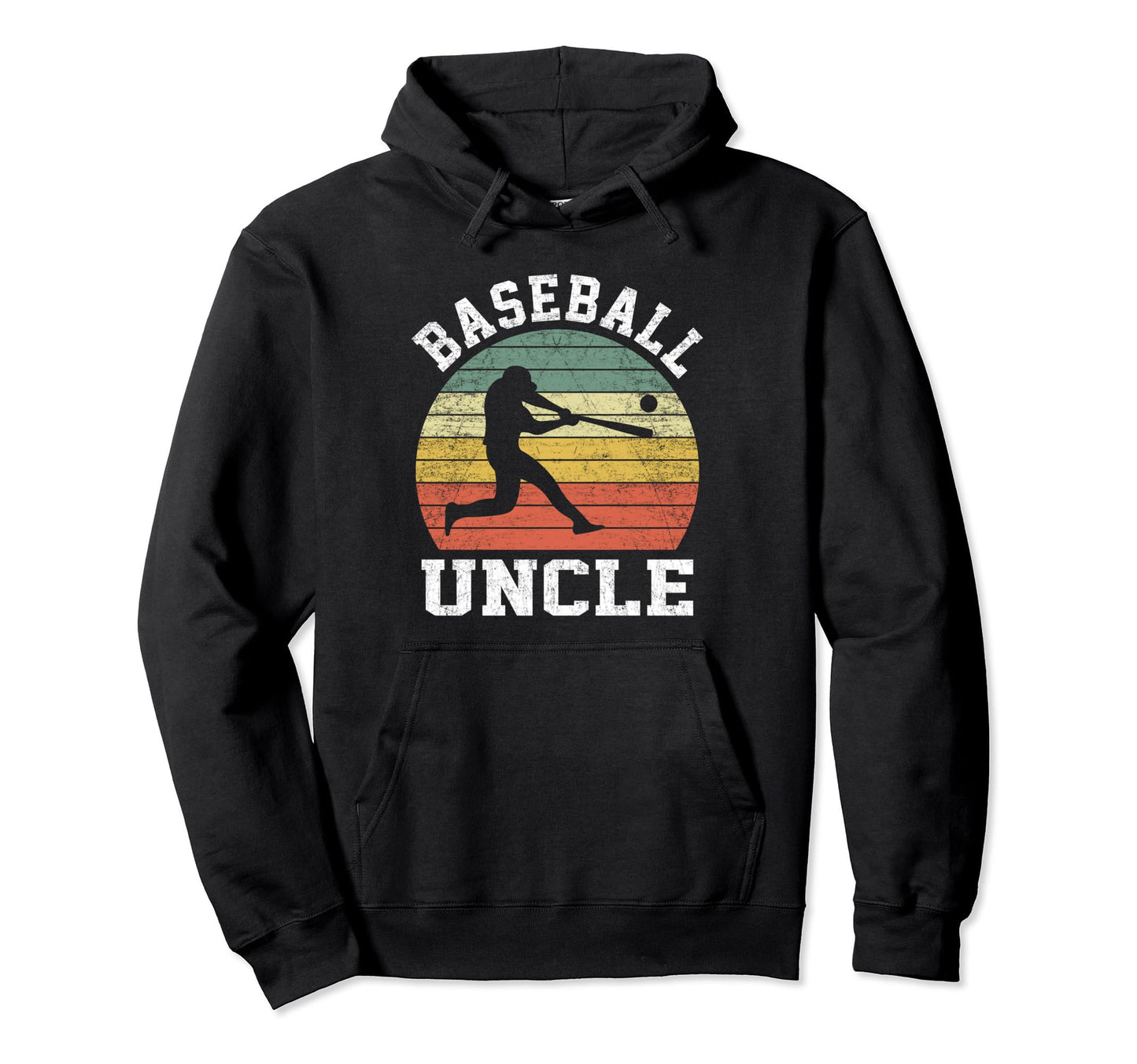 Baseball Uncle Baseball Lover Hoodie - Custom Art Print Men Women - T-Shirt, Sweatshirt, Hoodie