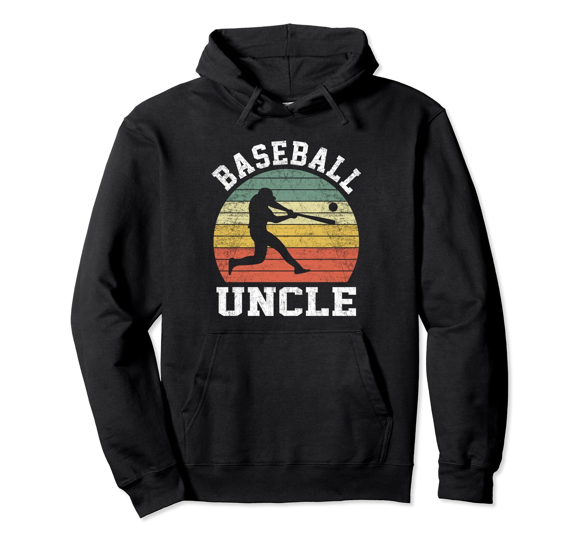 Baseball Uncle Baseball Lover Hoodie - Custom Art Print Men Women - T-Shirt, Sweatshirt, Hoodie