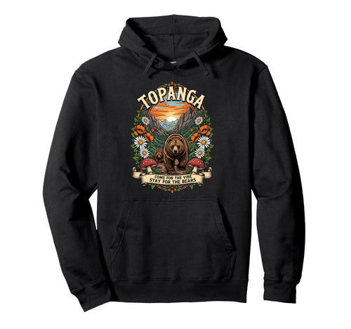 Topanga Canyon Bear Family 90290 Hoodie - Casual Everyday Wear Men Women - T-Shirt, Sweatshirt, Hoodie