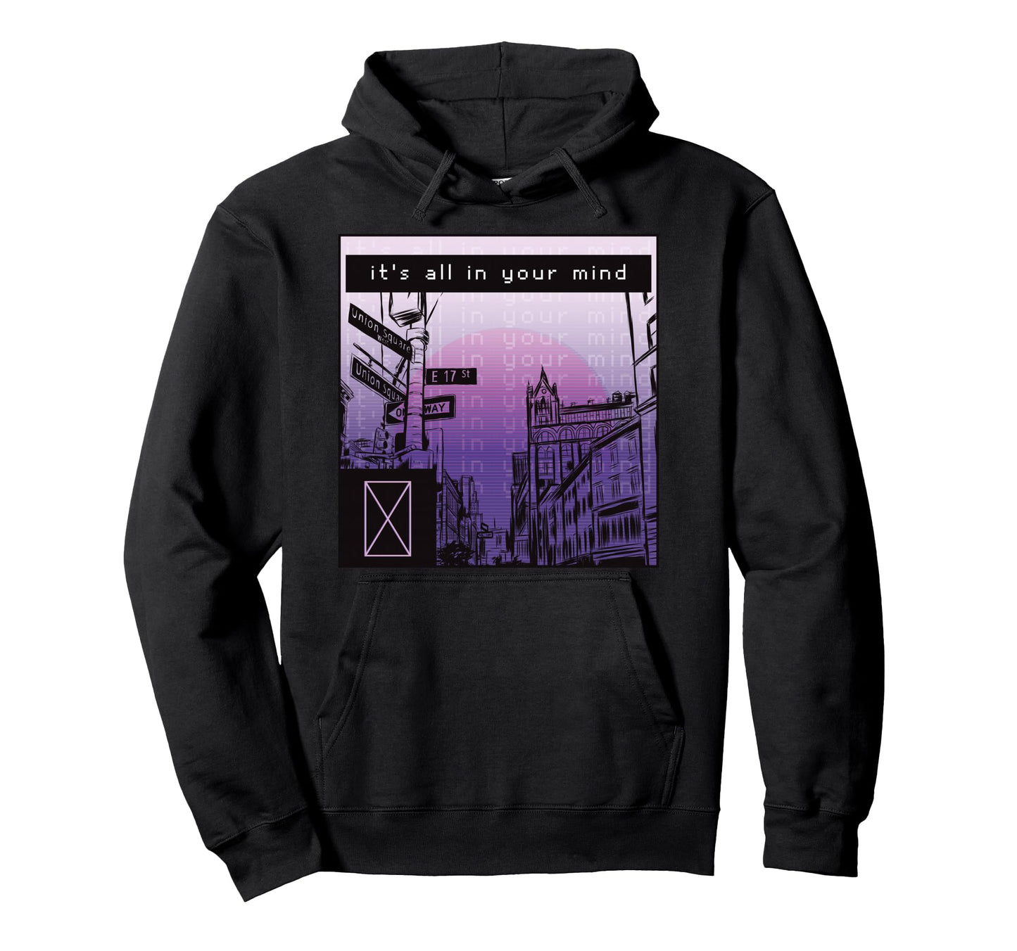 Its All Your Mind Aesthetic Emotional Hoodie - Custom Art Print Unisex - T-Shirt, Sweatshirt, Hoodie
