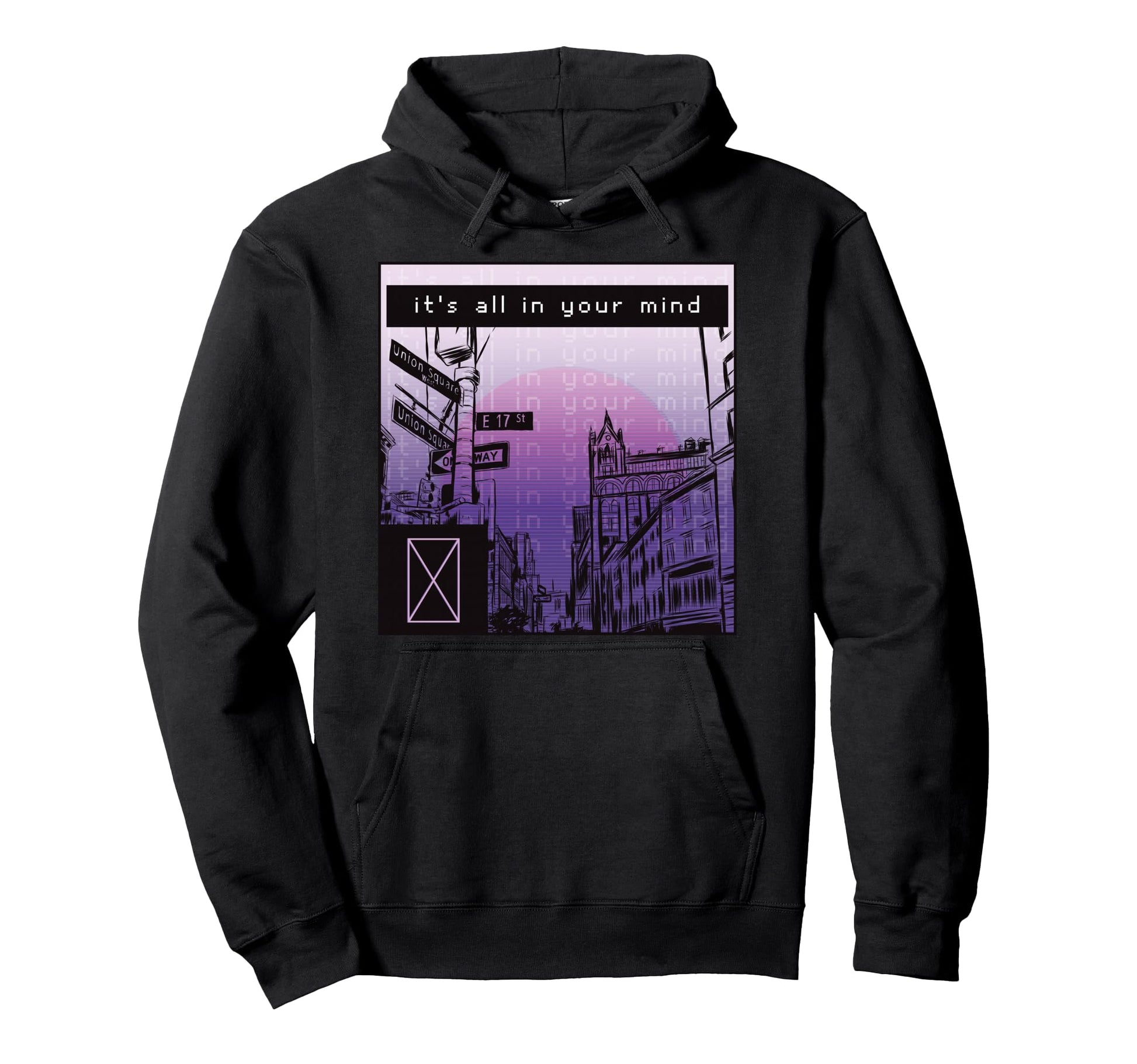 Its All Your Mind Aesthetic Emotional Hoodie - Custom Art Print Unisex - T-Shirt, Sweatshirt, Hoodie