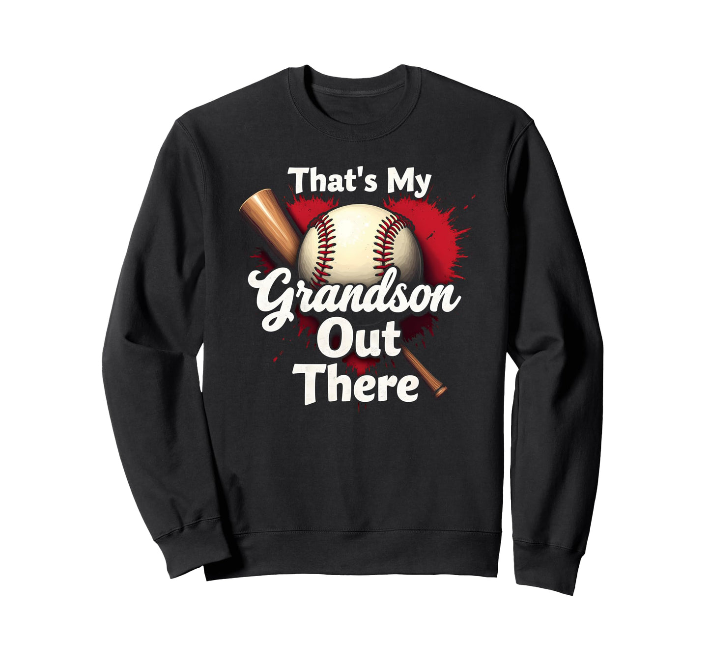 Happy Grandpa Baseball Pride Fest Sweatshirt - Trendy Graphic for Adults - T-Shirt, Sweatshirt, Hoodie