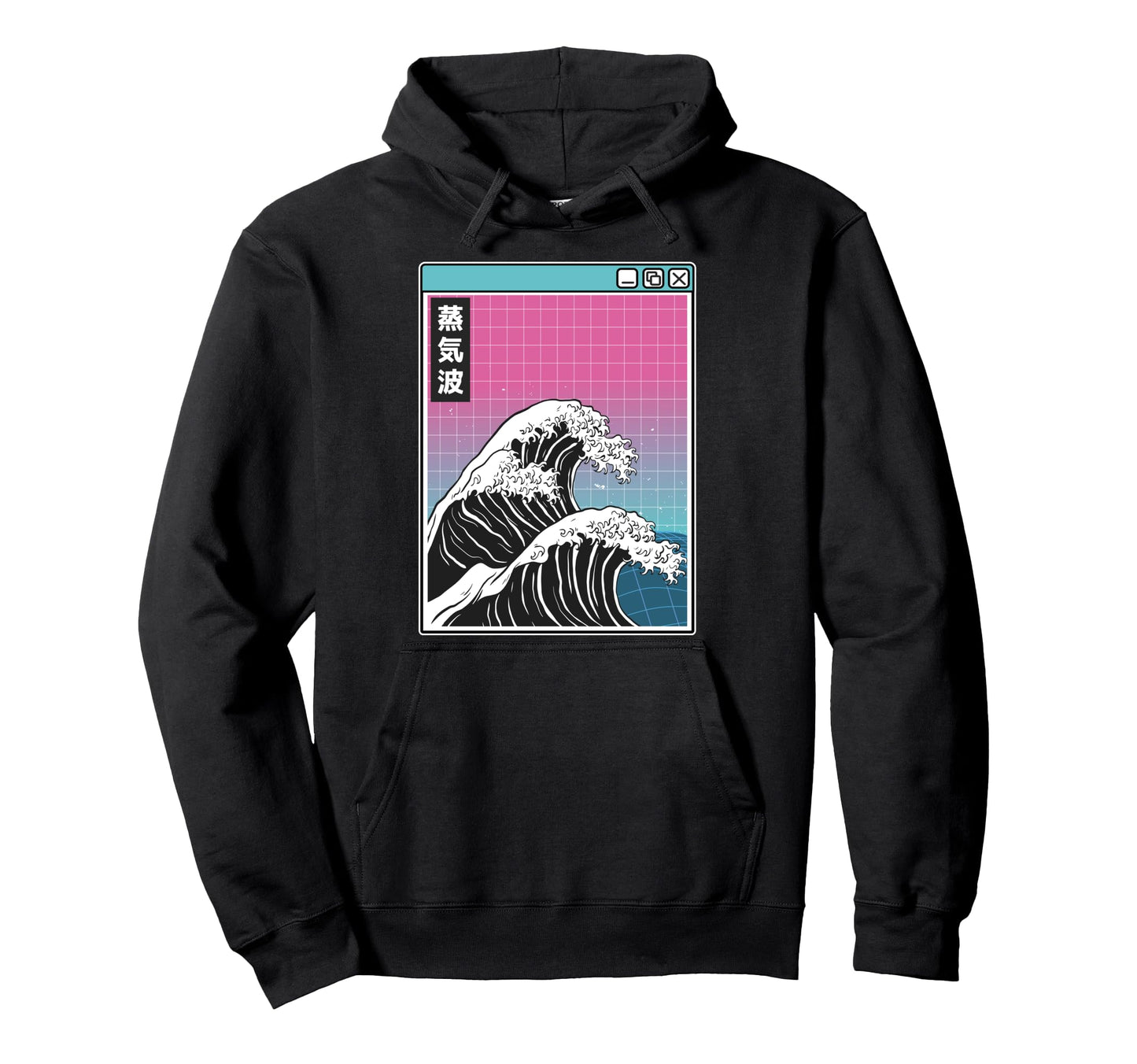 Kanagawa Wave Japan Pastel 80S Otaku Hoodie - Fun Novelty Design Men Women - T-Shirt, Sweatshirt, Hoodie