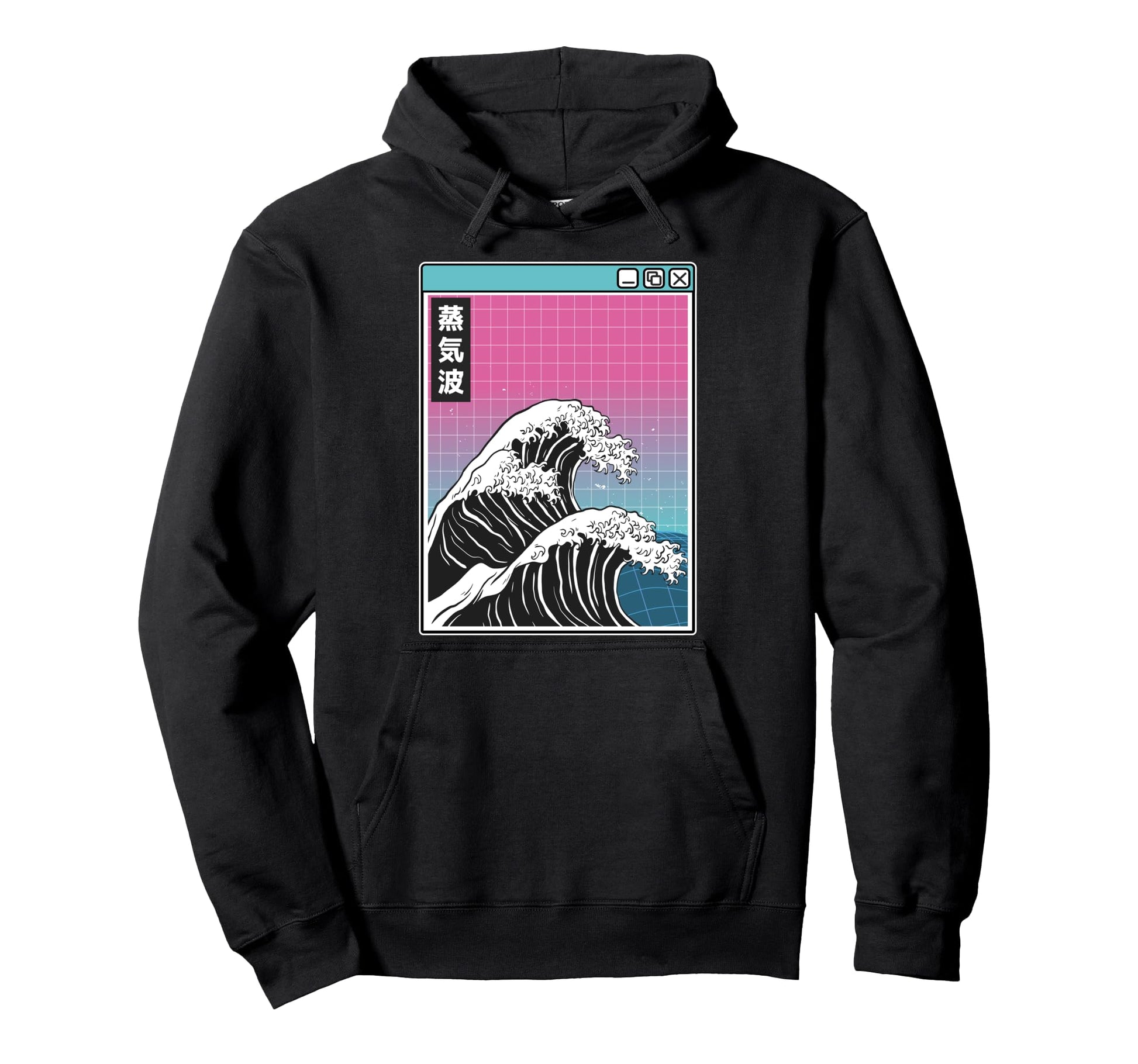 Kanagawa Wave Japan Pastel 80S Otaku Hoodie - Fun Novelty Design Men Women - T-Shirt, Sweatshirt, Hoodie