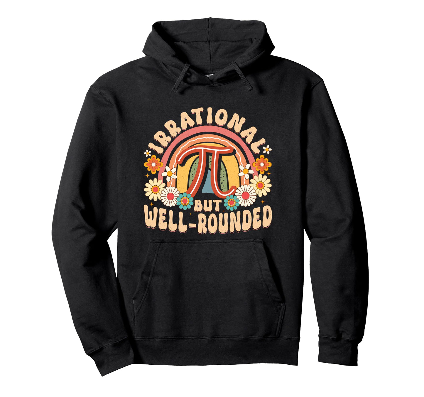 Pi Day Symbol Math March 14 3 14 Rainbow Hoodie - Aesthetic Graphic Unisex - T-Shirt, Sweatshirt, Hoodie