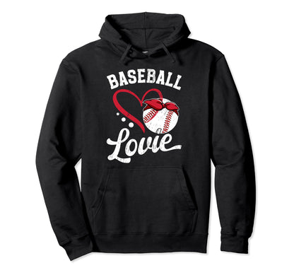 Baseball Lovie Grandma Lovie Hoodie - Fun Novelty Design for Adults - T-Shirt, Sweatshirt, Hoodie