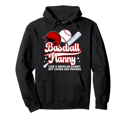 Baseball Nanny Definition Nanny Hoodie - Streetwear Style for Adults - T-Shirt, Sweatshirt, Hoodie