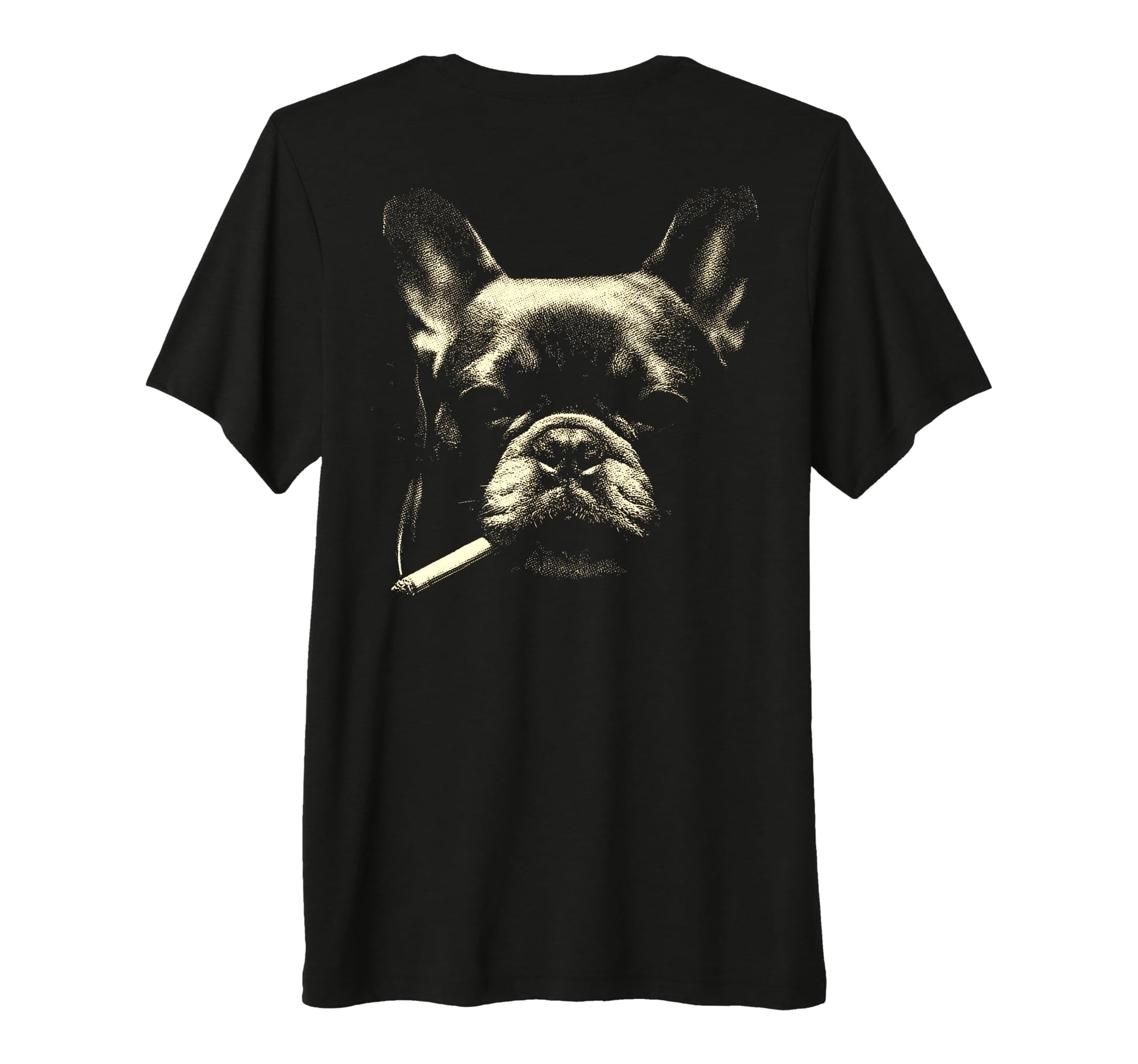 French Bulldog Smoking Cigarette T-Shirt - Fun Novelty Design Unisex - T-Shirt, Sweatshirt, Hoodie