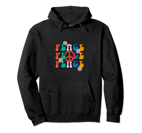 Peace Spread Love Hoodie - Minimalist Print Men Women - T-Shirt, Sweatshirt, Hoodie