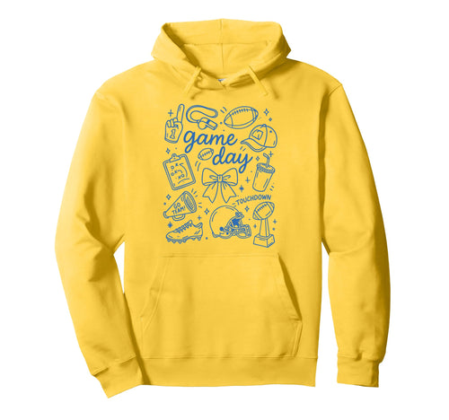 Football Mom Preppy Game Day Hoodie - Streetwear Style Unisex - T-Shirt, Sweatshirt, Hoodie