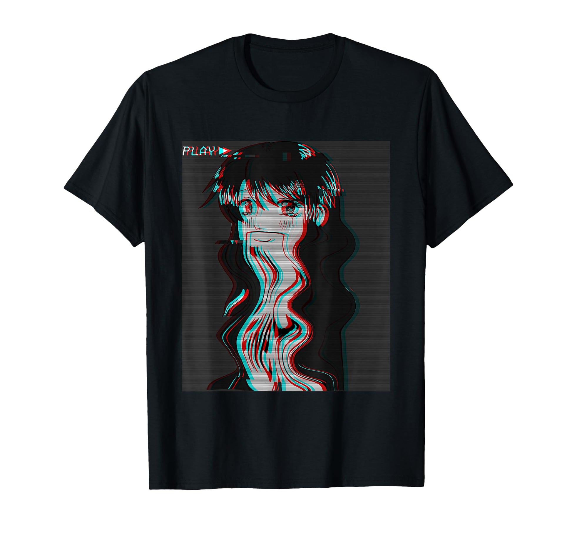 Sad Anime Eboy Egirl Harajuku T-Shirt - Fun Novelty Design for Adults - T-Shirt, Sweatshirt, Hoodie