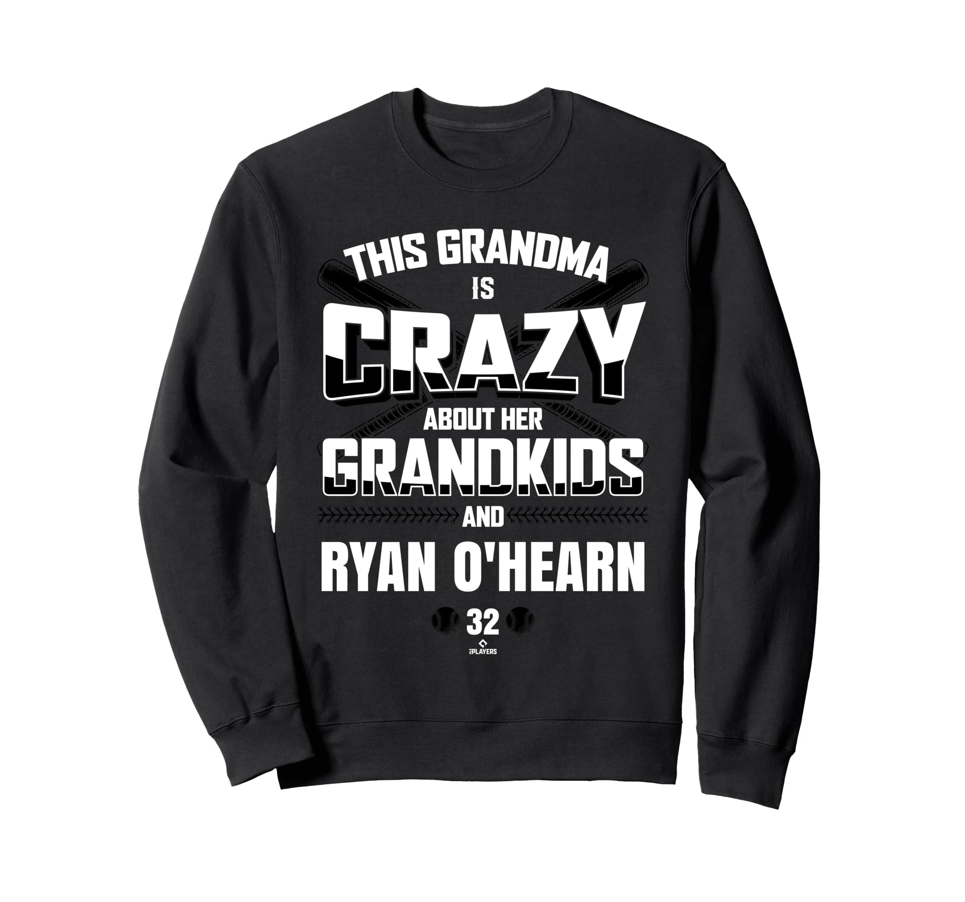 Grandma Crazy Ryan Ohearn Baltimore Sweatshirt - Trendy Graphic for Adults - T-Shirt, Sweatshirt, Hoodie