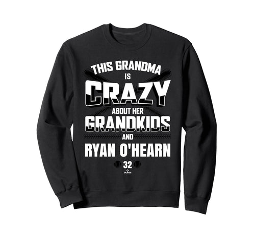 Grandma Crazy Ryan Ohearn Baltimore Sweatshirt - Trendy Graphic for Adults - T-Shirt, Sweatshirt, Hoodie