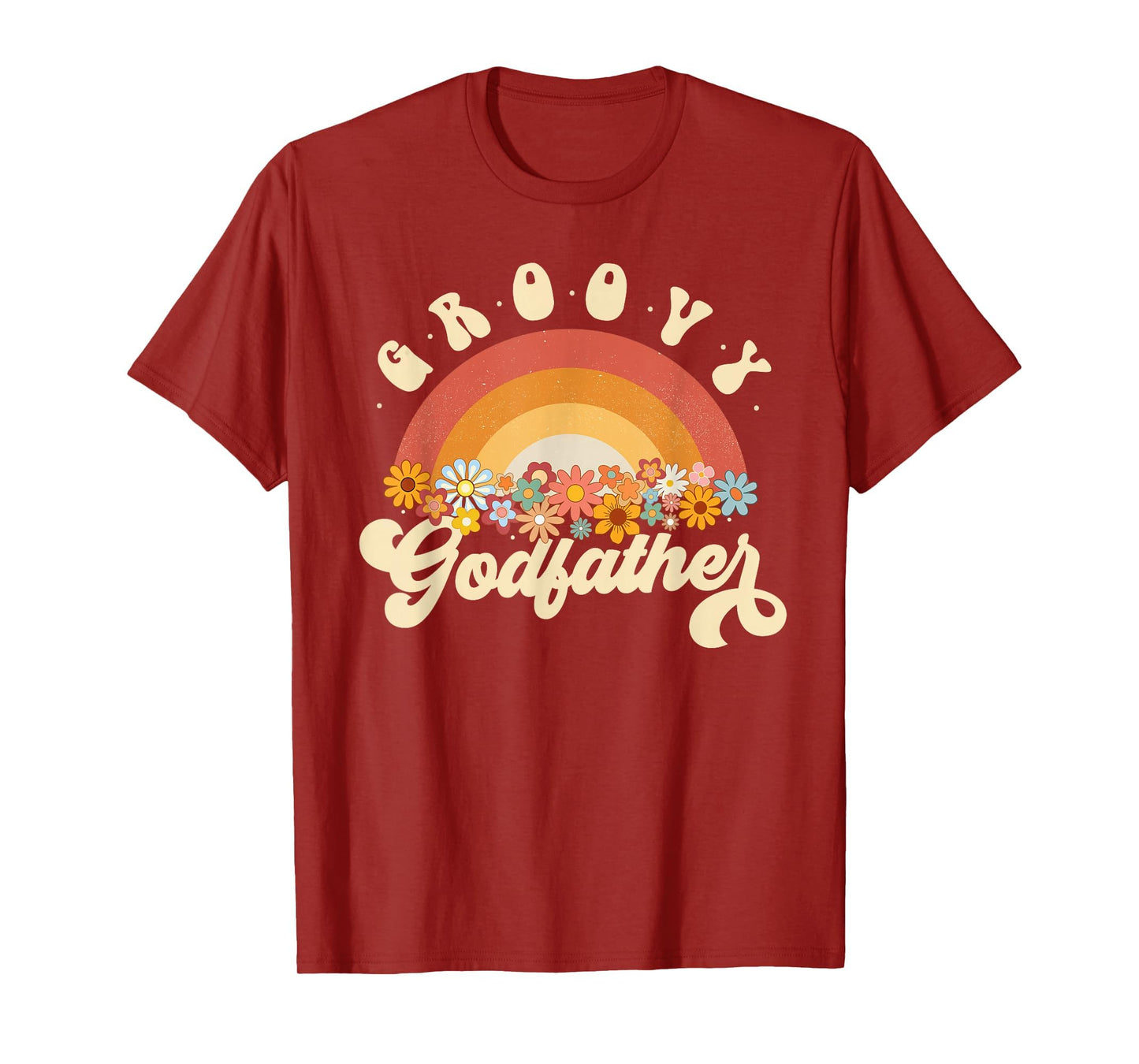 Groovy Godfather Rainbow Colorful T-Shirt - Streetwear Style Men Women - T-Shirt, Sweatshirt, Hoodie