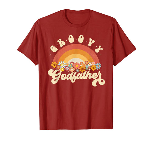 Groovy Godfather Rainbow Colorful T-Shirt - Streetwear Style Men Women - T-Shirt, Sweatshirt, Hoodie