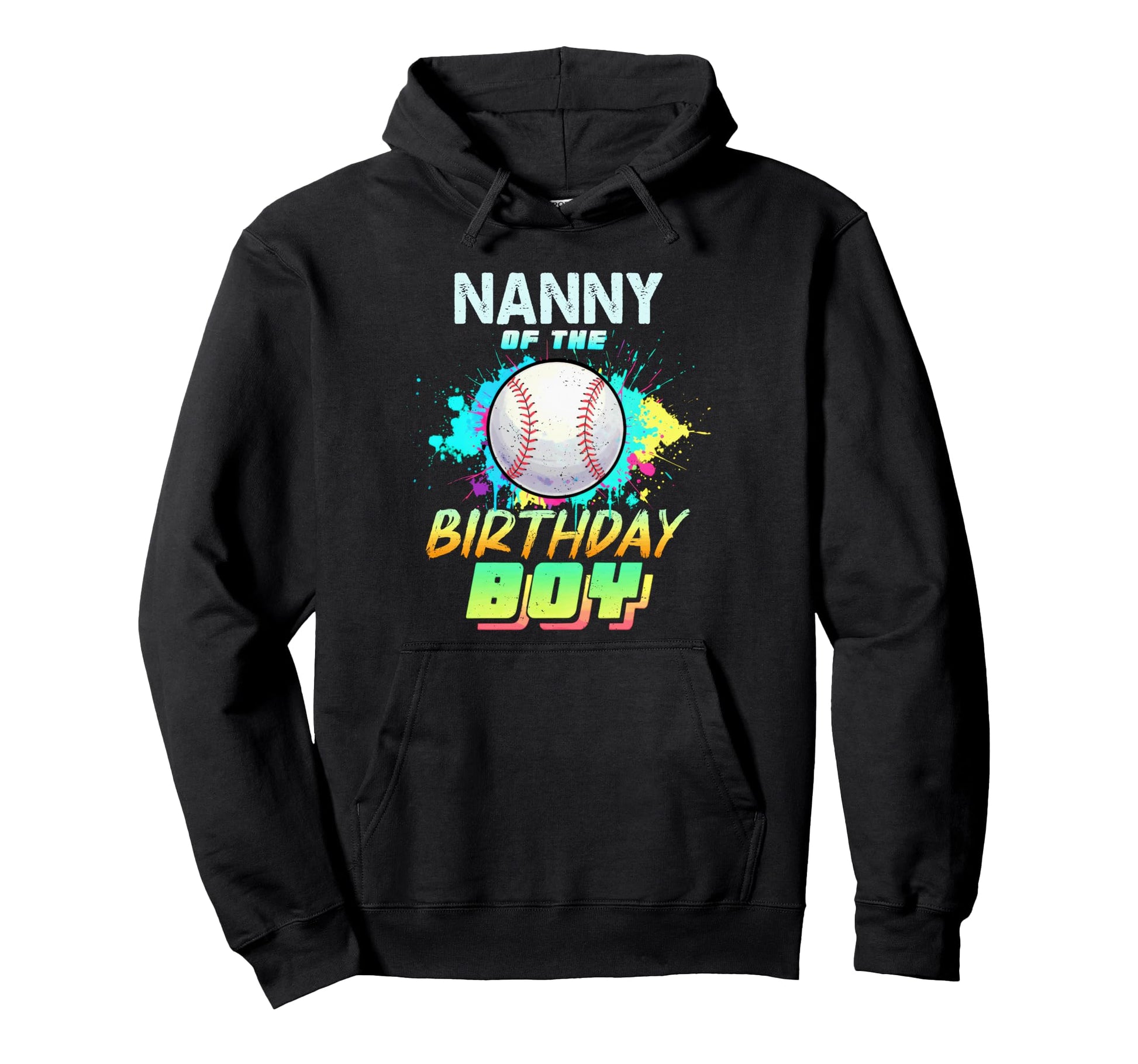 Nanny Birthday Baseball Matching Hoodie - Unique Graphic for Adults - T-Shirt, Sweatshirt, Hoodie