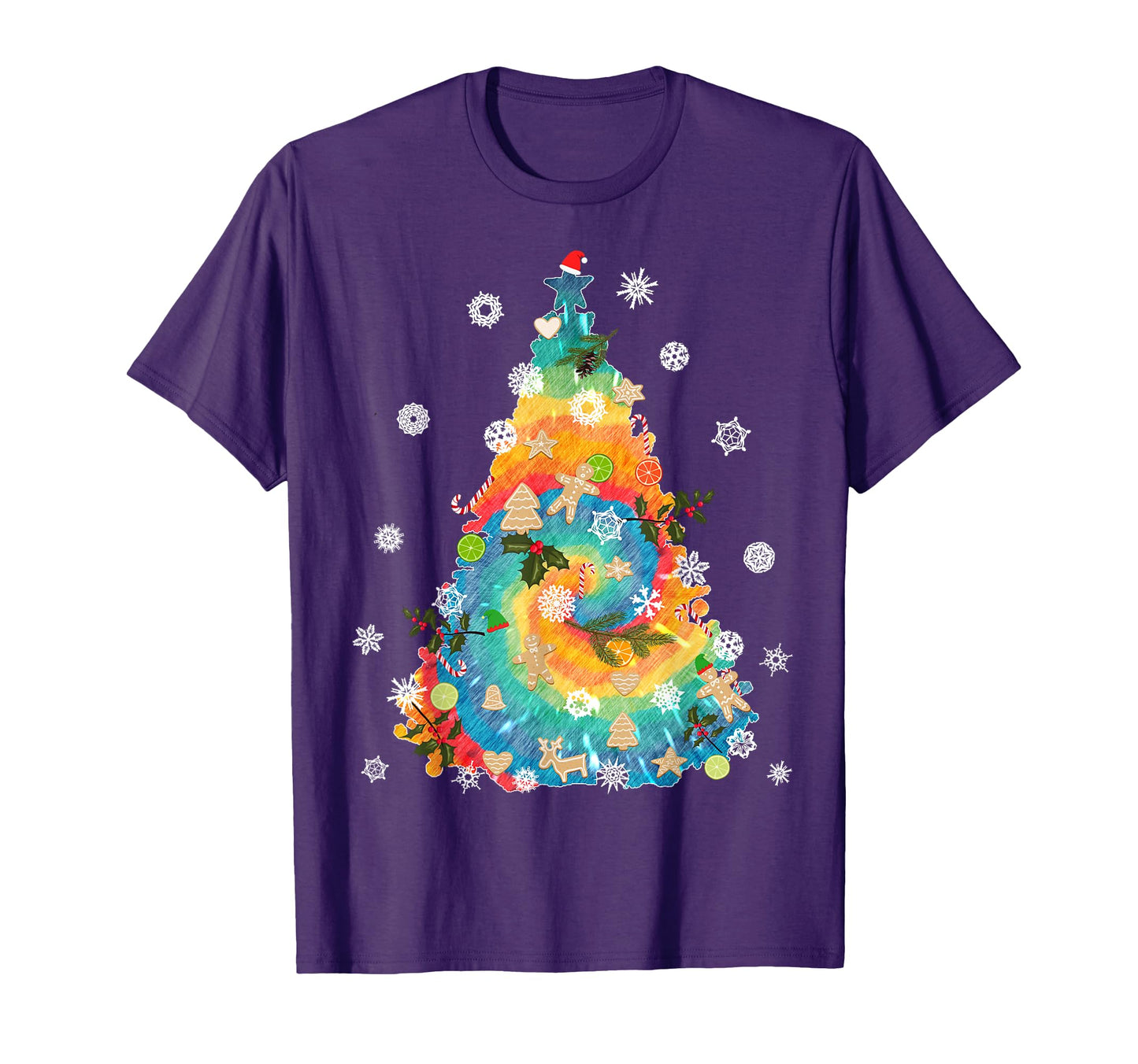 Tie Dye 60S Rainbow Tree T-Shirt - Aesthetic Graphic Men Women - T-Shirt, Sweatshirt, Hoodie