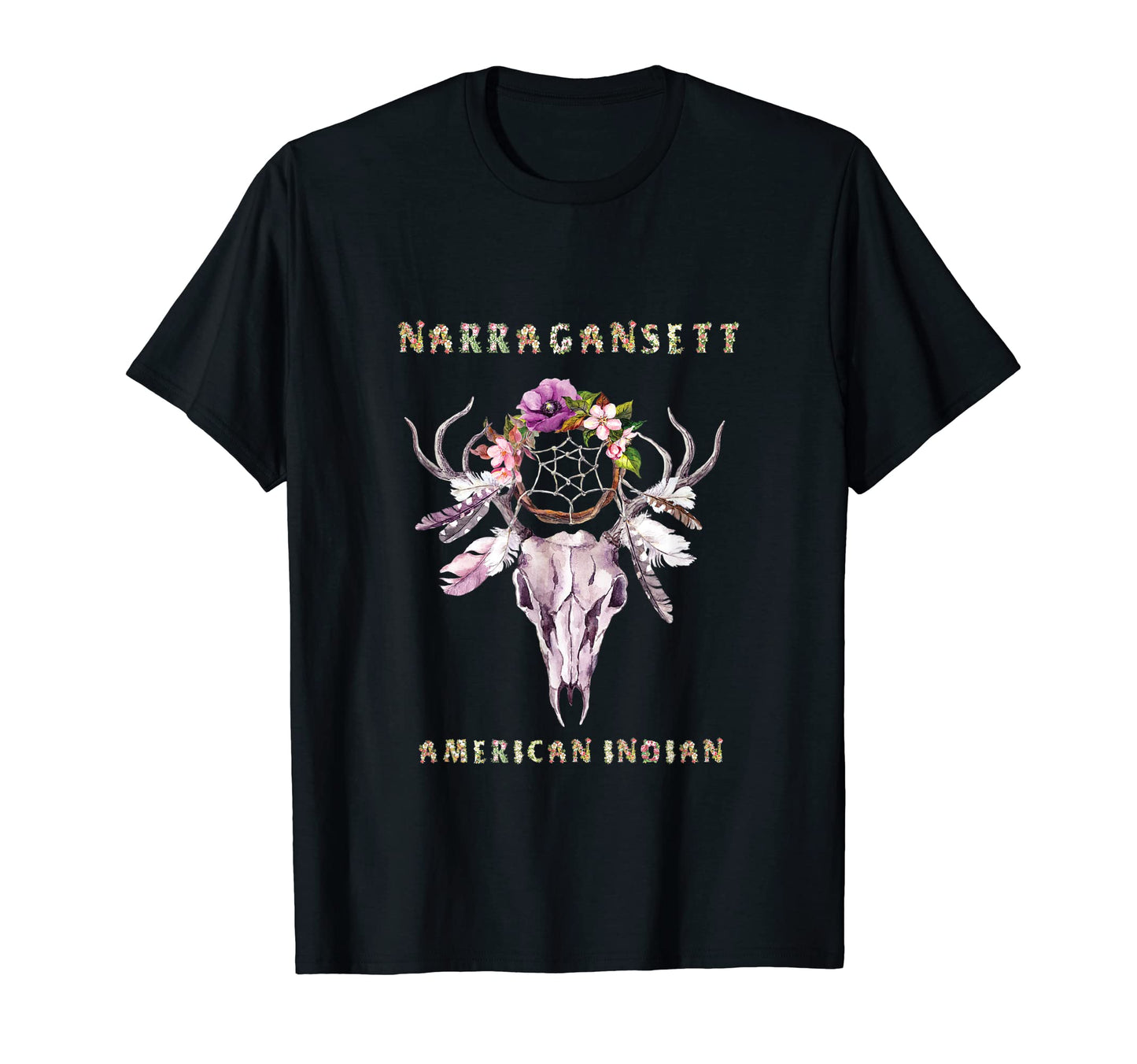 Narragansett American Indian Tribe Boho T-Shirt - Graphic Print for Adults - T-Shirt, Sweatshirt, Hoodie