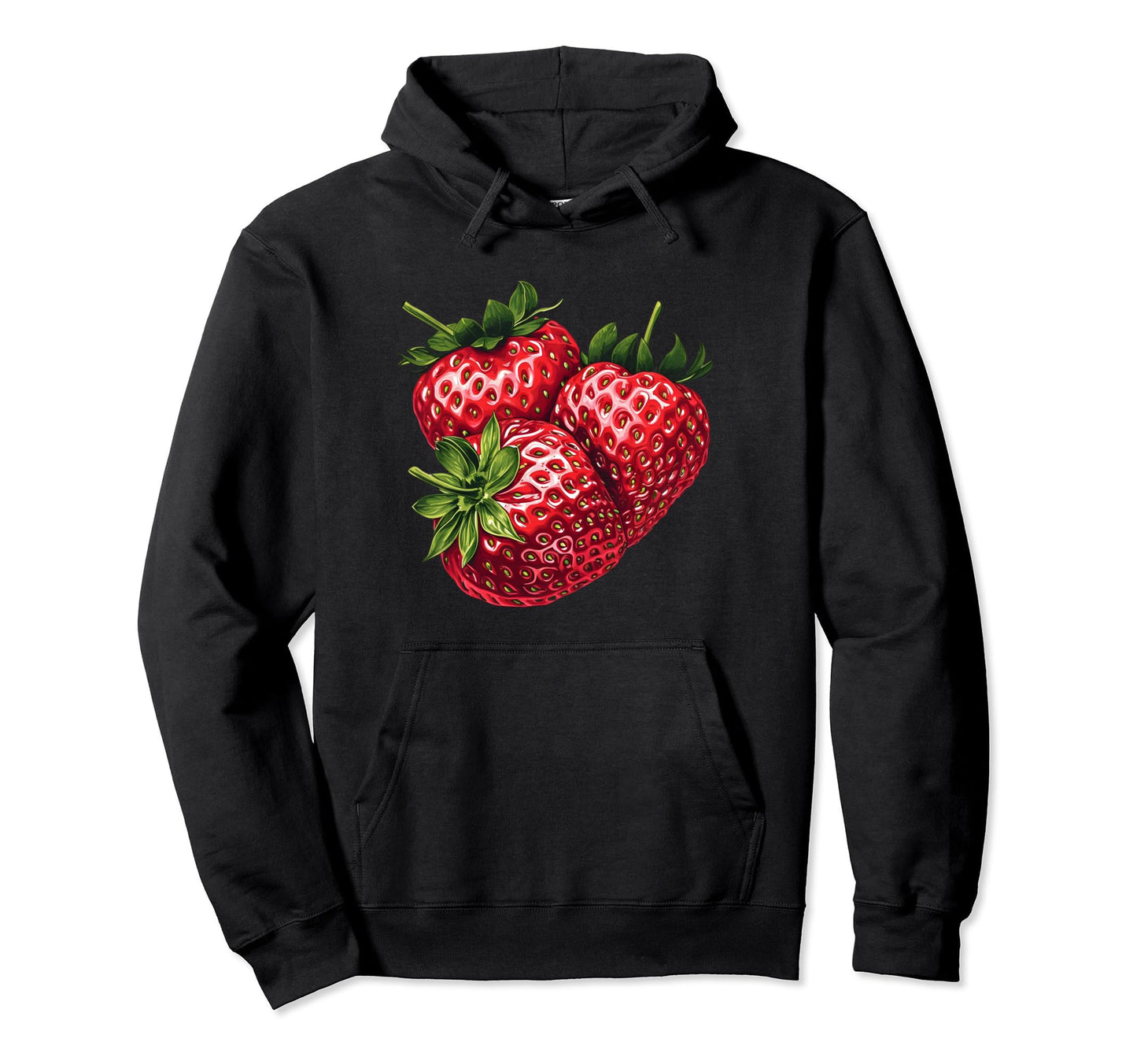 Boho Ripe Strawberries Strawberry Lovers Hoodie - Novelty Apparel Men Women - T-Shirt, Sweatshirt, Hoodie