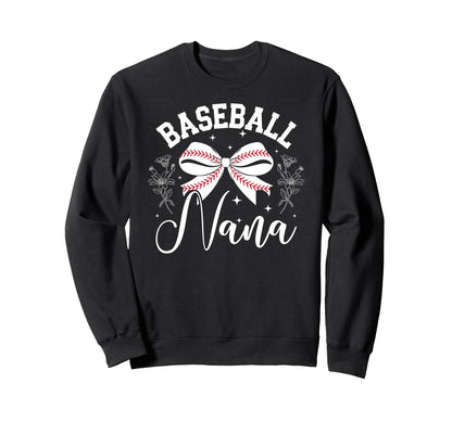 Baseball Nana Baseball Player Sweatshirt - Streetwear Style for Adults - T-Shirt, Sweatshirt, Hoodie